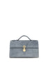 Savette Blue Calf Leather Bos Taurus Handbag
