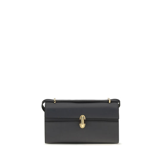 Savette Gray Calf Leather Bos Taurus Shoulder Bag