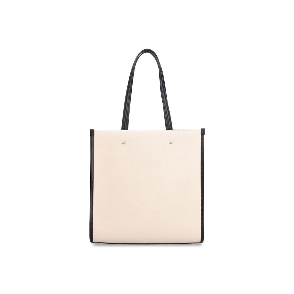 Μπεζ Τσάντα Tote Jimmy Choo από Καμβά