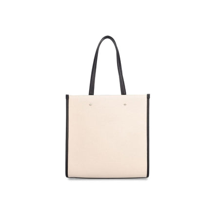 Μπεζ Τσάντα Tote Jimmy Choo από Καμβά