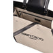 Jimmy Choo Beige Canvas Tote Bag