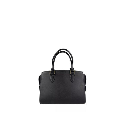 Prada Μαύρη Δερμάτινη Τσάντα Χειρός με Λαβή