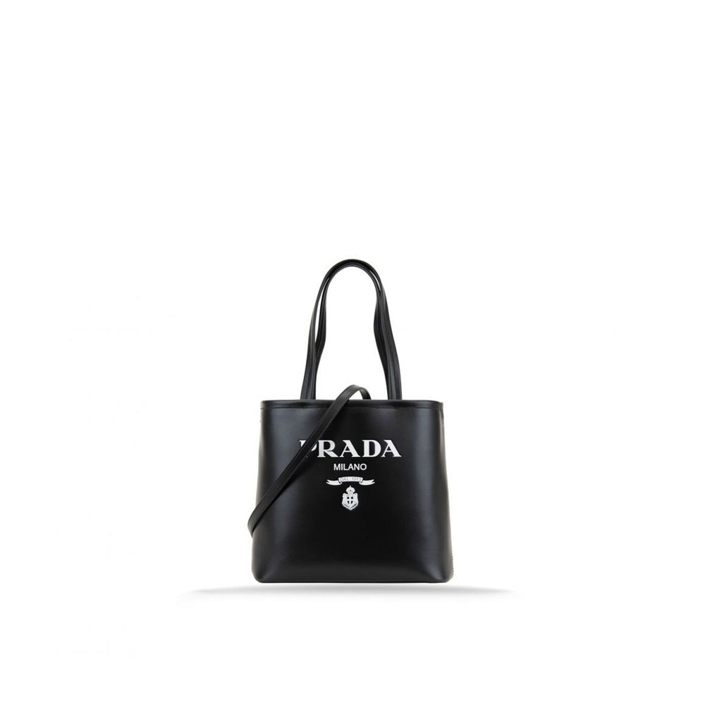 Prada Black Calfskin Tote Bag