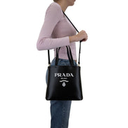 Prada Black Calfskin Tote Bag