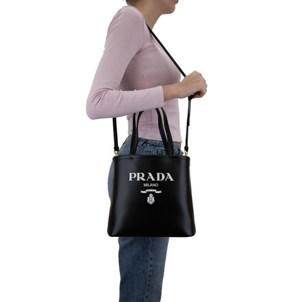 Prada Black Calfskin Tote Bag