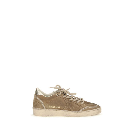 Μπεζ Αθλητικά Παπούτσια Golden Goose από Δέρμα Μόσχου Bos Taurus