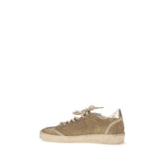 Golden Goose Beige Calf Leather Bos Taurus Athletic Sneakers