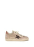 Golden Goose Beige Calf Leather Bos Taurus Low Top Sneakers