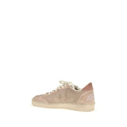Golden Goose Beige Calf Leather Bos Taurus Low Top Sneakers