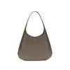 Khaite Gray Calf Leather Bos Taurus Handbag
