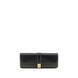 Khaite Black Calf Leather Bos Taurus Clutch Bag