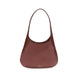 Khaite Bordeaux Calf Leather Bos Taurus Shoulder Bag