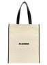 Jil Sander Bicolor Jute Tote Bag