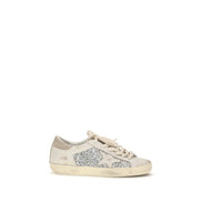Golden Goose Beige Calf Leather Bos Taurus Sneakers