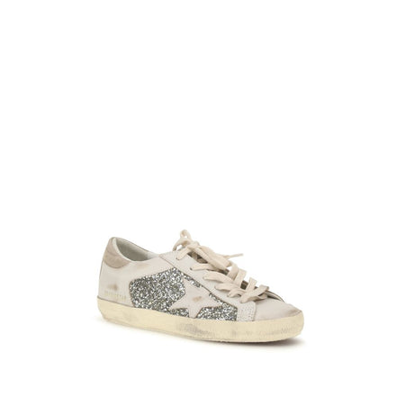 Golden Goose Beige Calf Leather Bos Taurus Sneakers