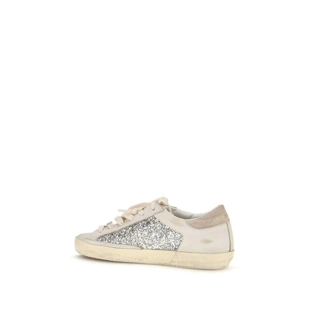 Golden Goose Beige Calf Leather Bos Taurus Sneakers