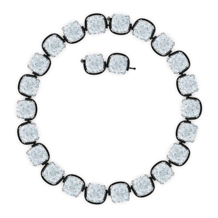Swarovski Gray Glass Necklace