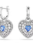 Swarovski Gray Stainless Steel Earrings