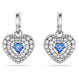 Swarovski Gray Stainless Steel Earrings
