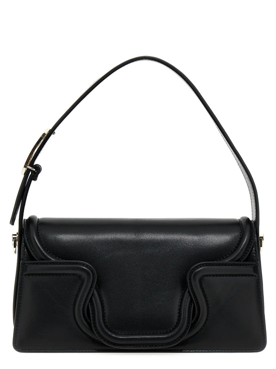 Valentino Garavani Black Leather Shoulder Bag