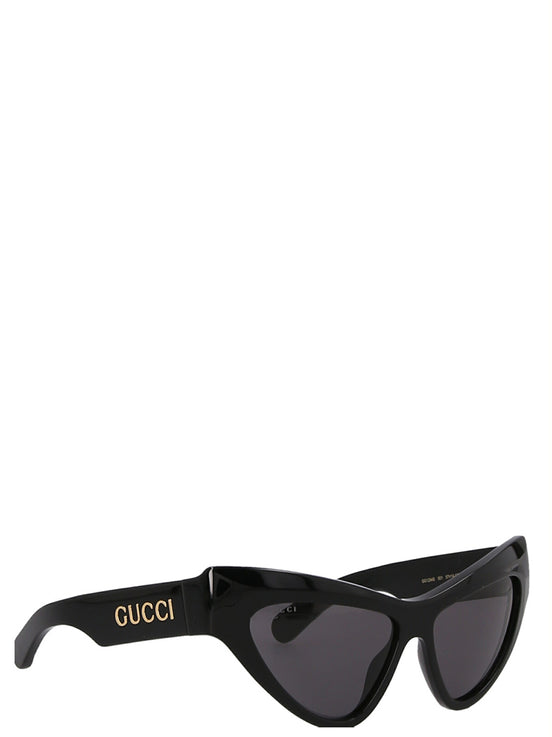 Γυαλιά ηλίου Gucci μαύρα από οξικό  