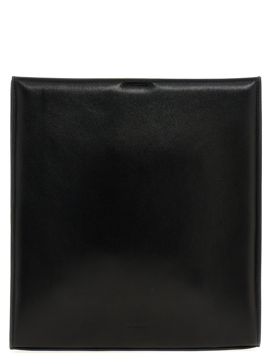Jil Sander Black Calfskin Crossbody Bag
