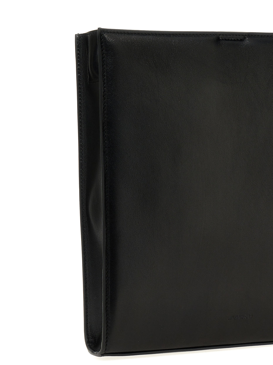 Jil Sander Black Calfskin Crossbody Bag