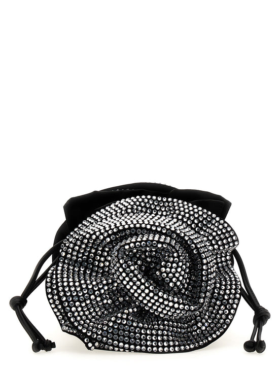 Magda Butrym Black Viscose Crossbody Bag