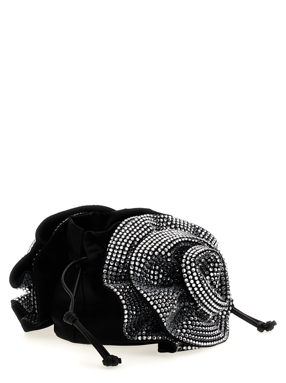 Magda Butrym Black Viscose Crossbody Bag