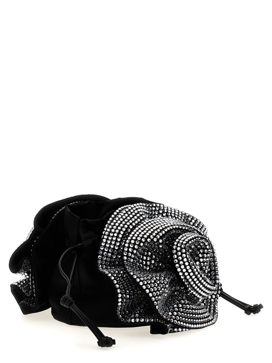 Magda Butrym Black Viscose Crossbody Bag
