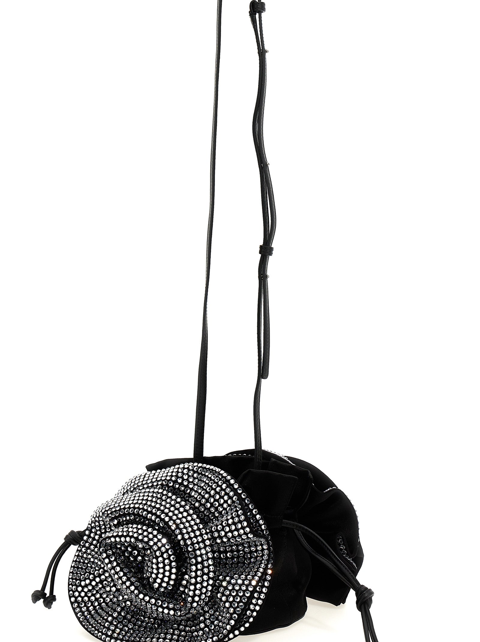 Magda Butrym Black Viscose Crossbody Bag