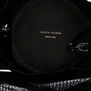 Magda Butrym Black Viscose Crossbody Bag