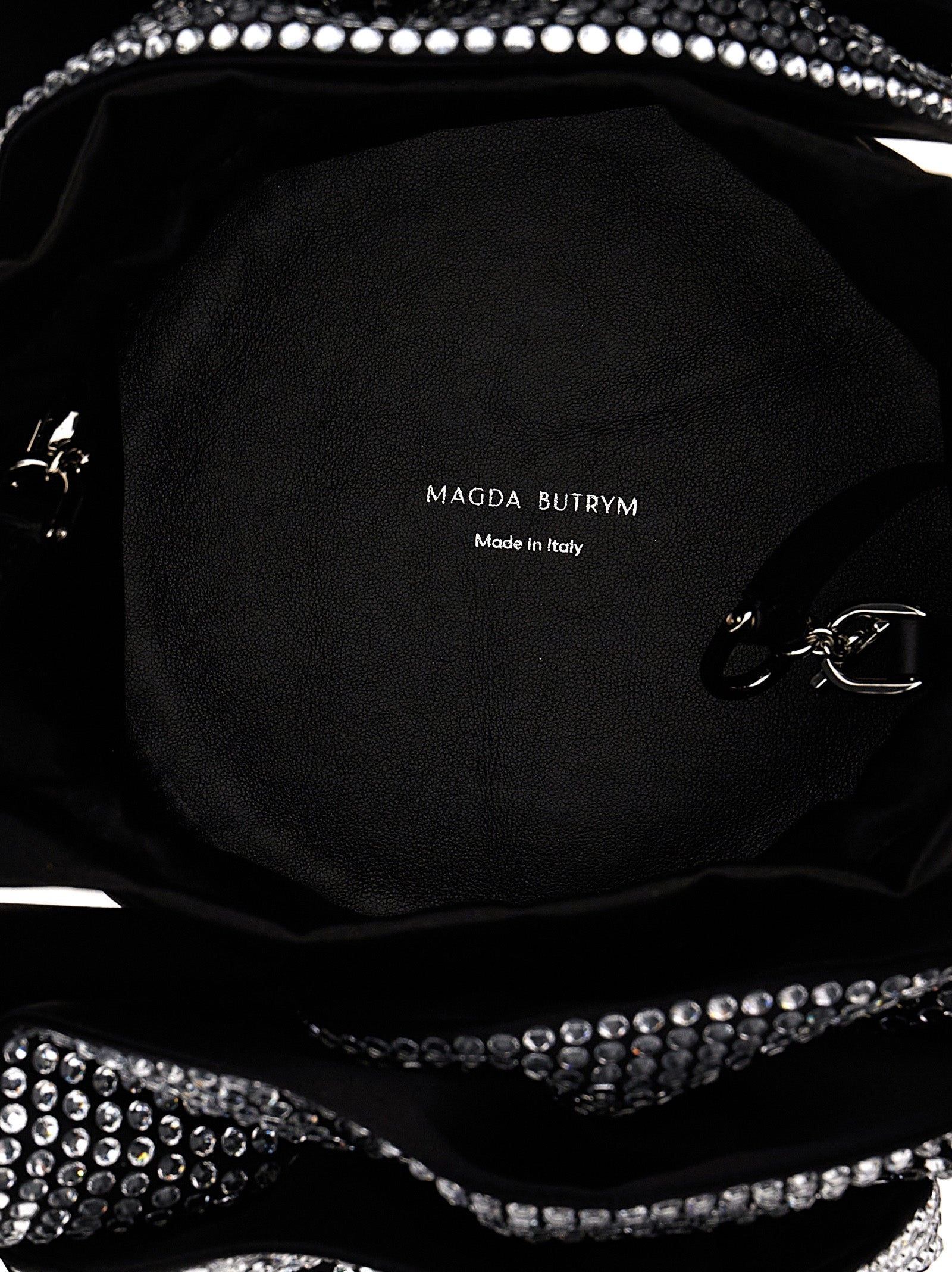 Magda Butrym Black Viscose Crossbody Bag