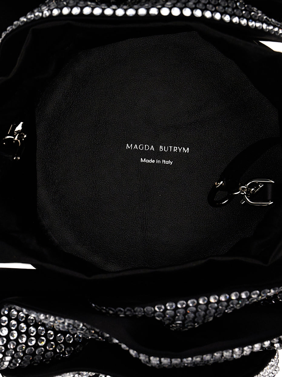 Magda Butrym Black Viscose Crossbody Bag