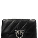 PINKO Black Lamb Leather Crossbody Bag