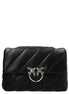 PINKO Black Lamb Leather Crossbody Bag