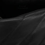 PINKO Black Lamb Leather Crossbody Bag