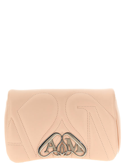 Alexander McQueen Beige Lamb Leather Crossbody Bag