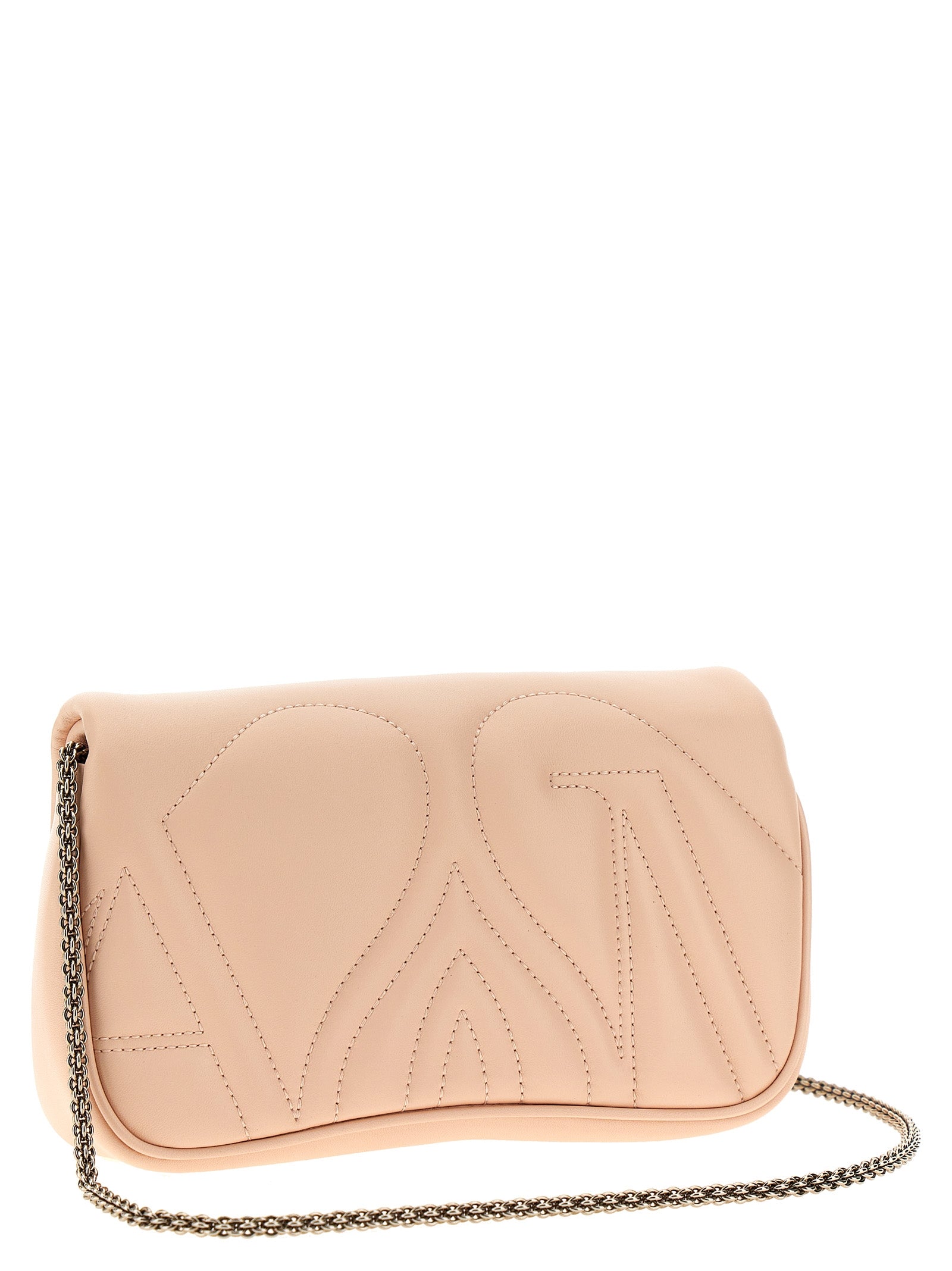Alexander McQueen Beige Lamb Leather Crossbody Bag