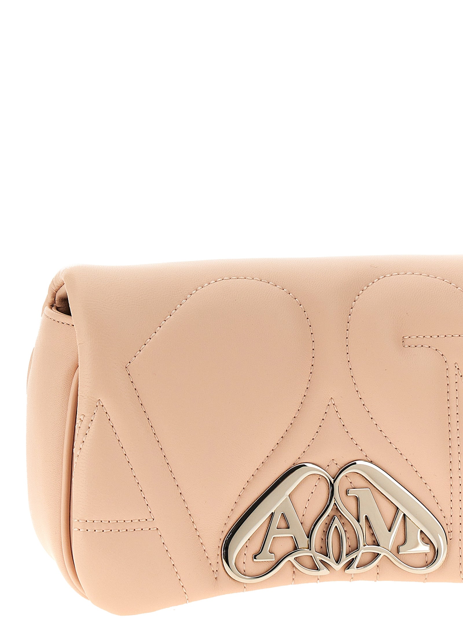 Alexander McQueen Beige Lamb Leather Crossbody Bag