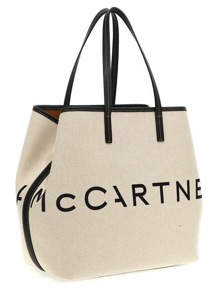 Stella McCartney Beige Cotton Tote Bag