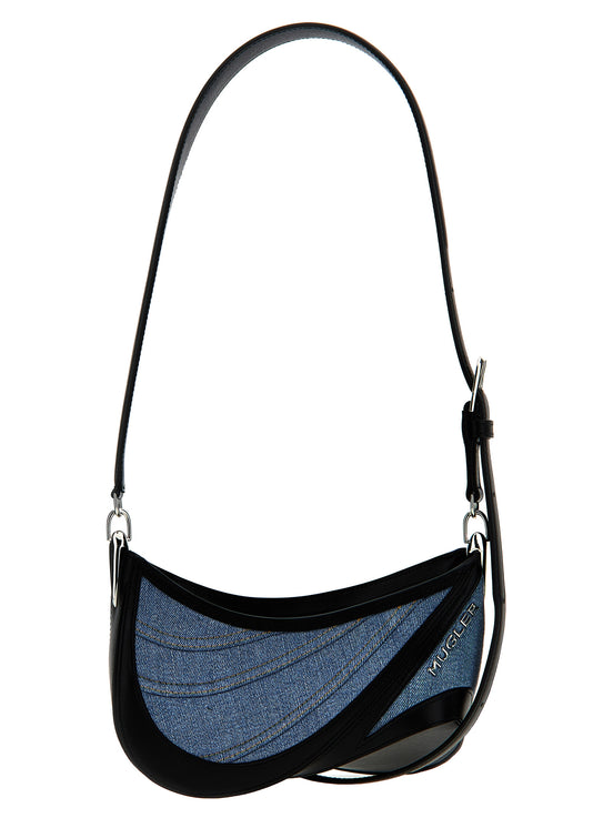 Mugler Multicolor Calfskin Shoulder Bag