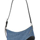 Mugler Blue Calfskin Shoulder Bag