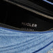 Mugler Blue Calfskin Shoulder Bag