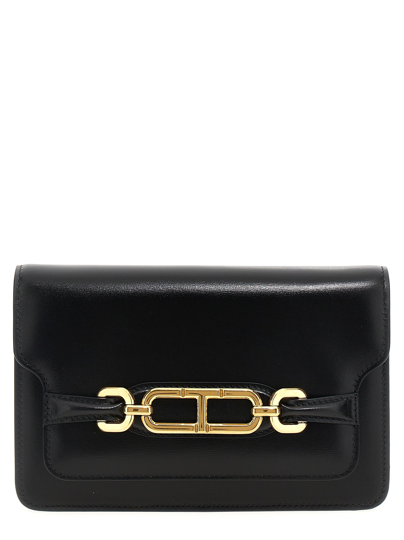 Τσάντα Crossbody από Μαύρο Δέρμα Tom Ford