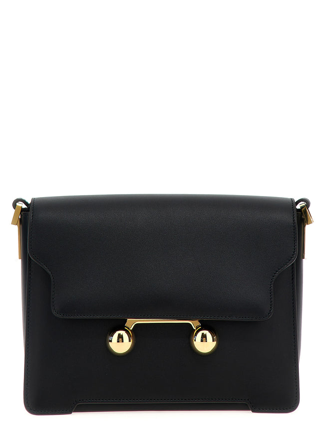 Marni Black Calfskin Shoulder Bag
