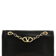 Valentino Garavani Black Lamb Leather Shoulder Bag