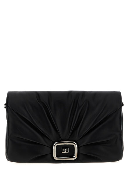 Roger Vivier Black Leather Shoulder Bag