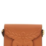 Τσάντα Crossbody από Καφέ Δέρμα Μόσχου MCM