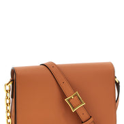 Τσάντα Crossbody από Καφέ Δέρμα Μόσχου MCM